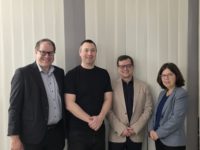  V. l. n. r: Philipp Flach, Manuel Aebersold, Rafal Ciechanowski, Franziska Gisler Monzón